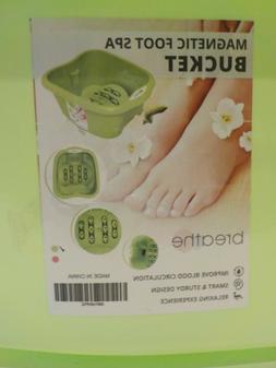 breathe magnetic foot spa bucket