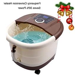 IPX4 All in One Foot Spa Bath Massager with 4 Automatic Mass
