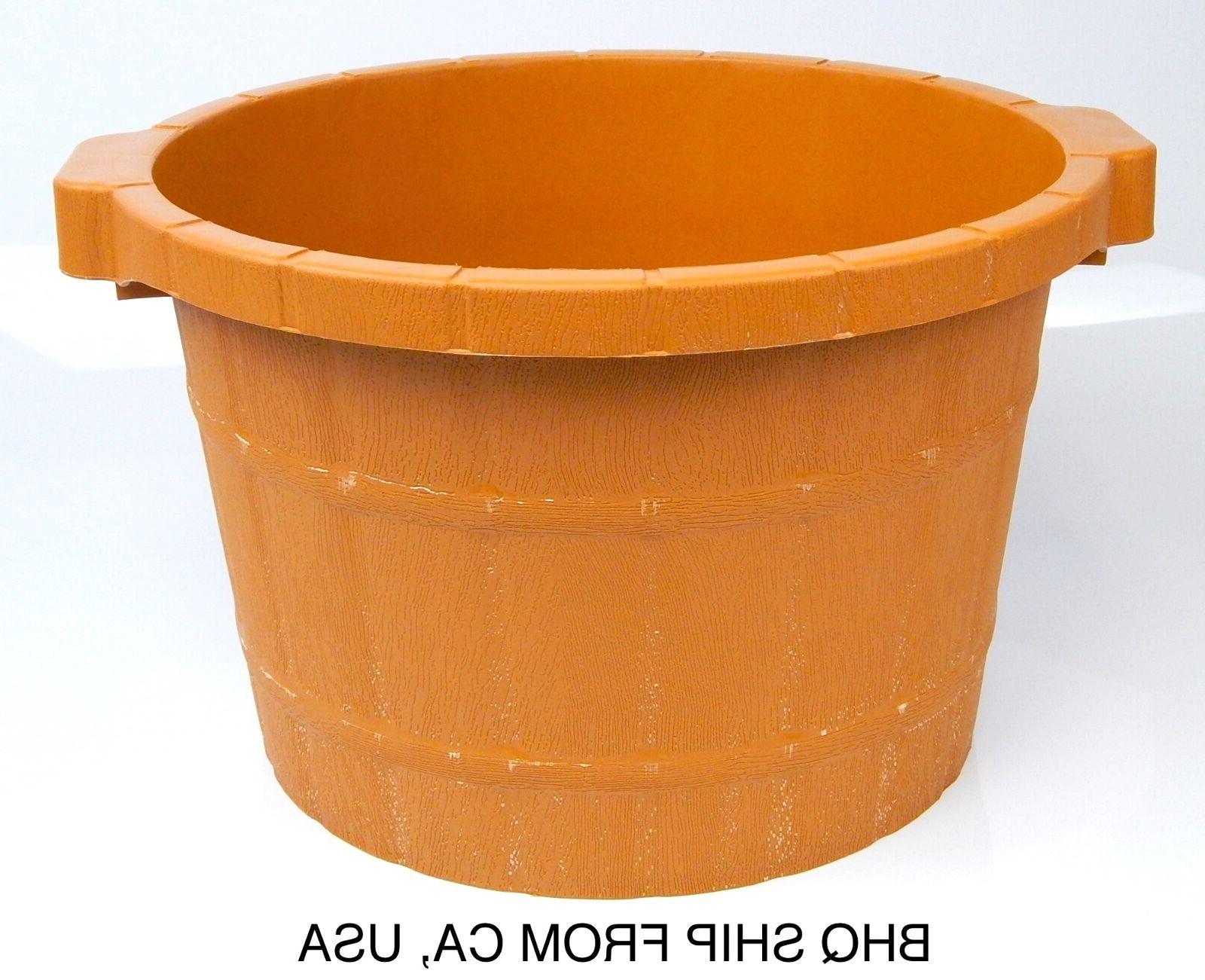Round Plastic Portable Spa Foot Tub Bucket Cask